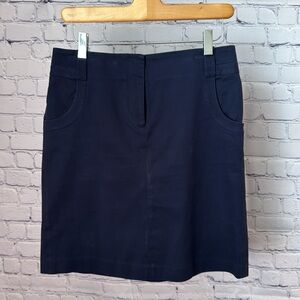J. McLaughlin Navy Skirt